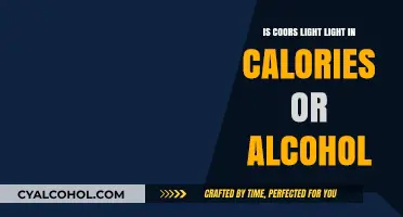 Coors Light: Low Calories, Low Alcohol Content?
