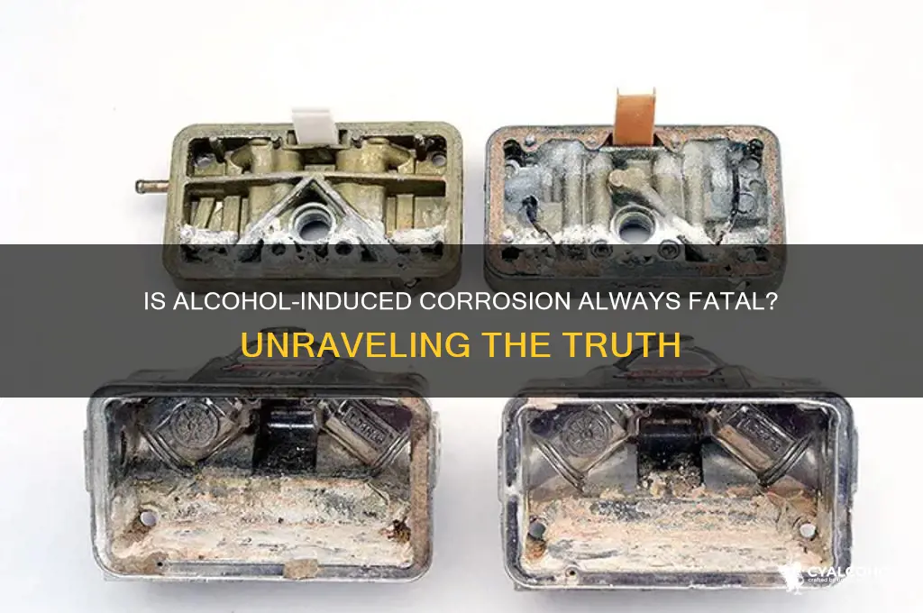 is corosis grom alcohol alwaus fstal