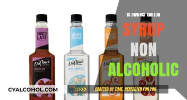 Is DaVinci Kahlua Syrup Non-Alcoholic? A Flavorful Exploration