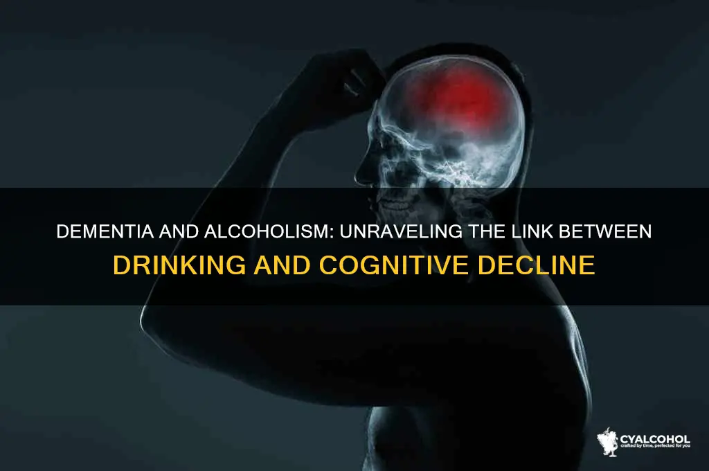 is dementia a symptom of alcoholism