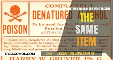 Denatured Alcohol and Wood Alcohol: What's the Difference?