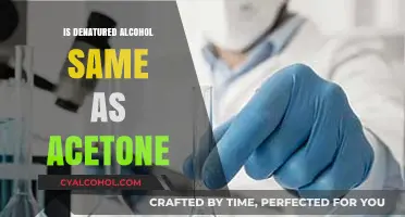Denatured Alcohol vs. Acetone: Understanding the Key Differences and Uses