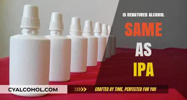 Is Denatured Alcohol the Same as IPA? Key Differences Explained