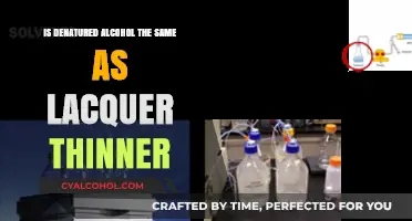 Denatured Alcohol vs Lacquer Thinner: What's the Difference?
