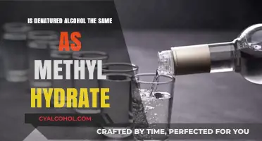 Denatured Alcohol and Methyl Hydrate: What's the Difference?