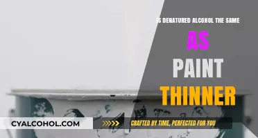 Denatured Alcohol vs. Paint Thinner: Understanding the Key Differences
