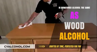 Denatured Alcohol vs. Wood Alcohol: What's the Difference?