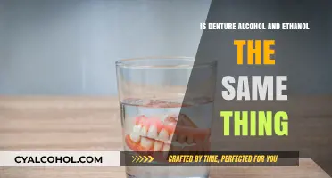 Denture Alcohol and Ethanol: What's the Difference?