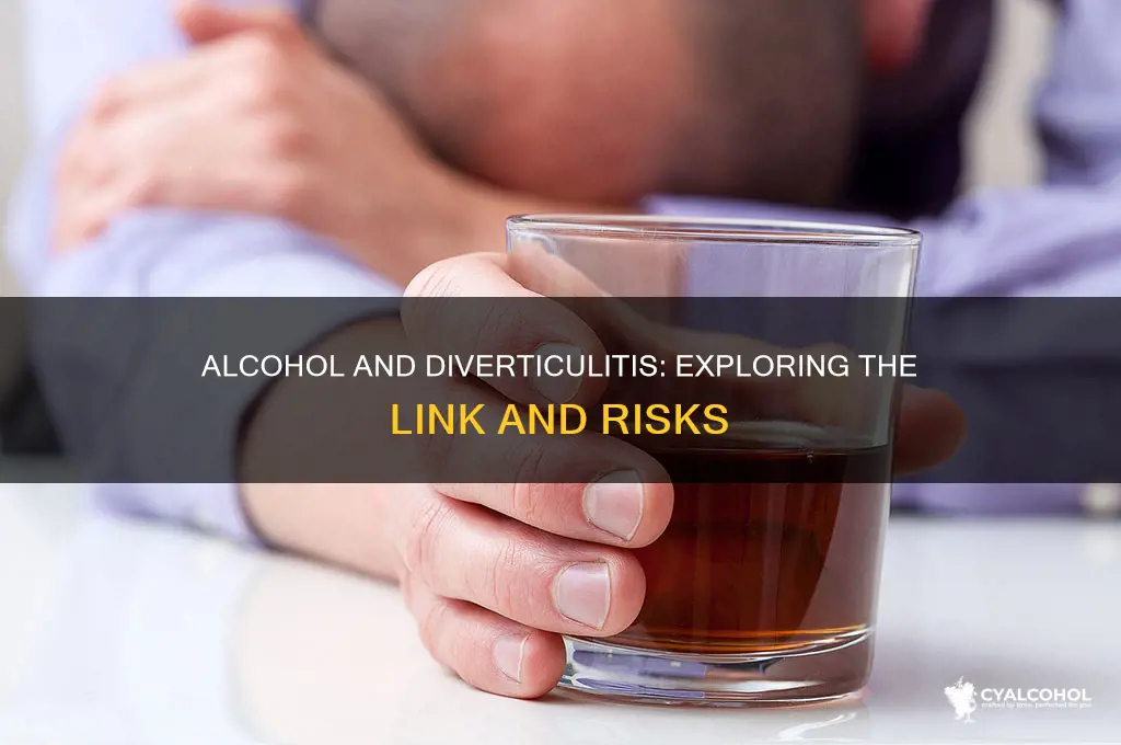 is diverticulitis more common in alcoholics