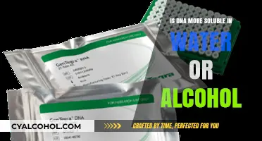 Solubility of DNA: Water vs Alcohol