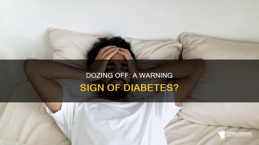 is dozing off for minimum alcohol is sign of diabetes
