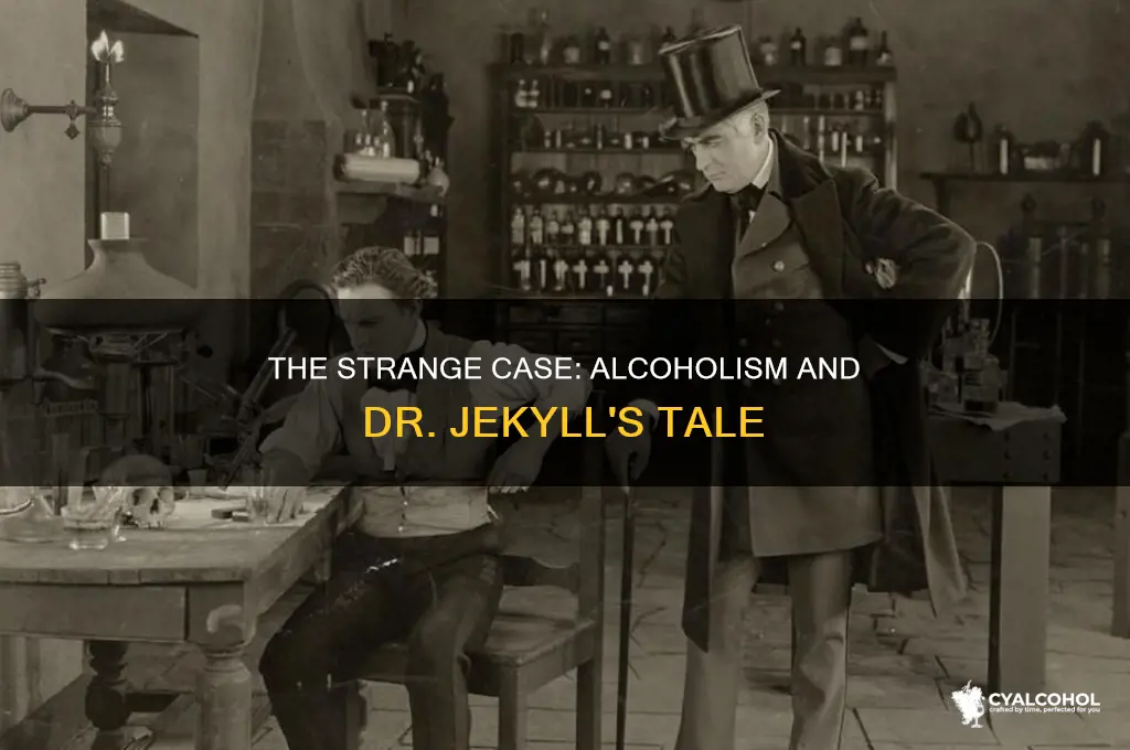 is dr jekyll and mr hyde about alcoholism