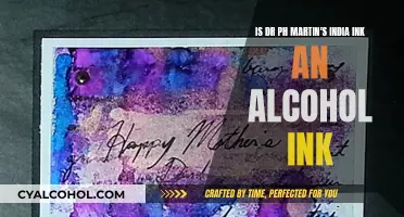 Dr. Ph. Martin's India Ink: Alcohol-Based?
