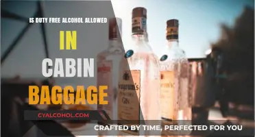 Duty-Free Alcohol Rules for Cabin Baggage Explained