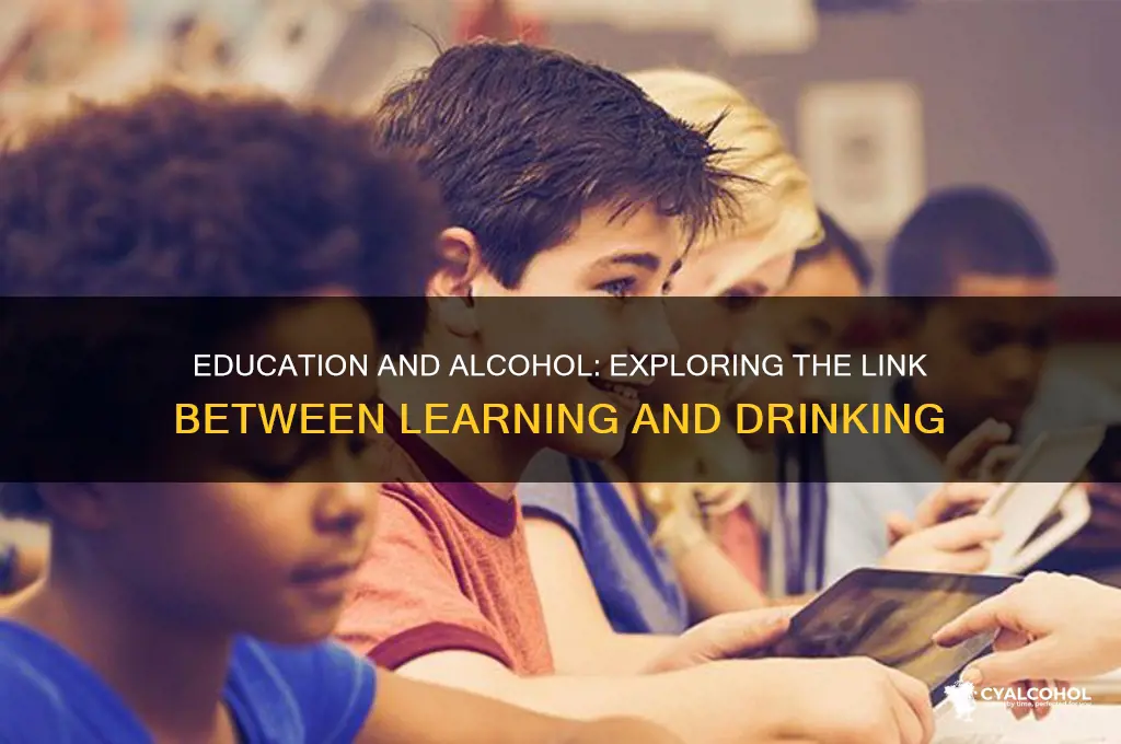 is education correlated with alcohol consumption