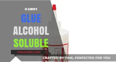 Is Elmer's Glue Alcohol Soluble? Testing Solubility in Alcohol