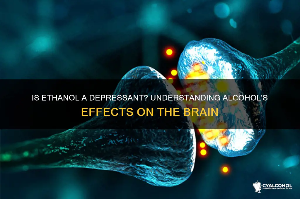 is ethanol a depressant