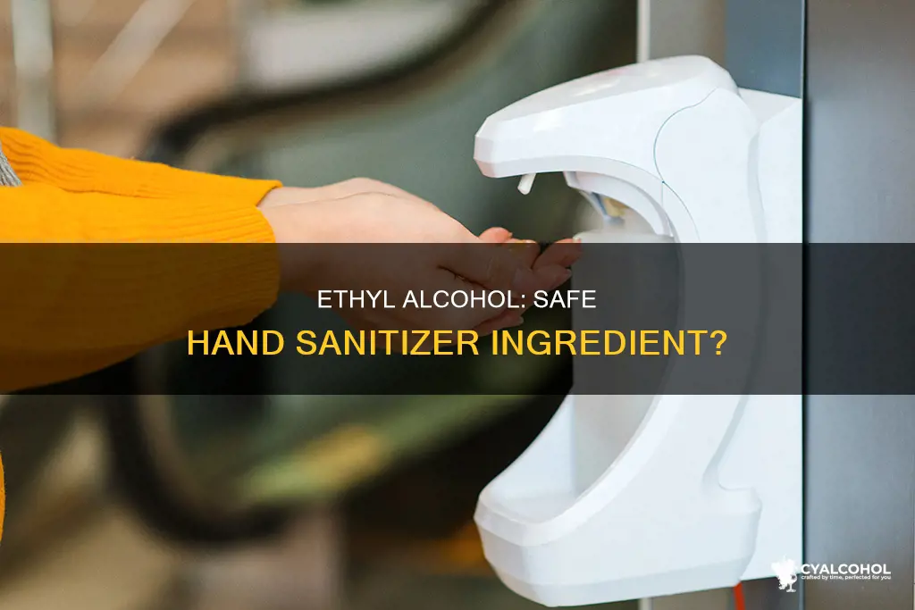 is ethyl alcohol a safe ingredient in hand sanitizer