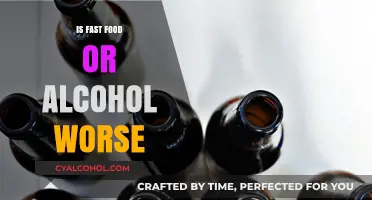 Fast Food vs. Alcohol: Which Habit Poses Greater Health Risks?