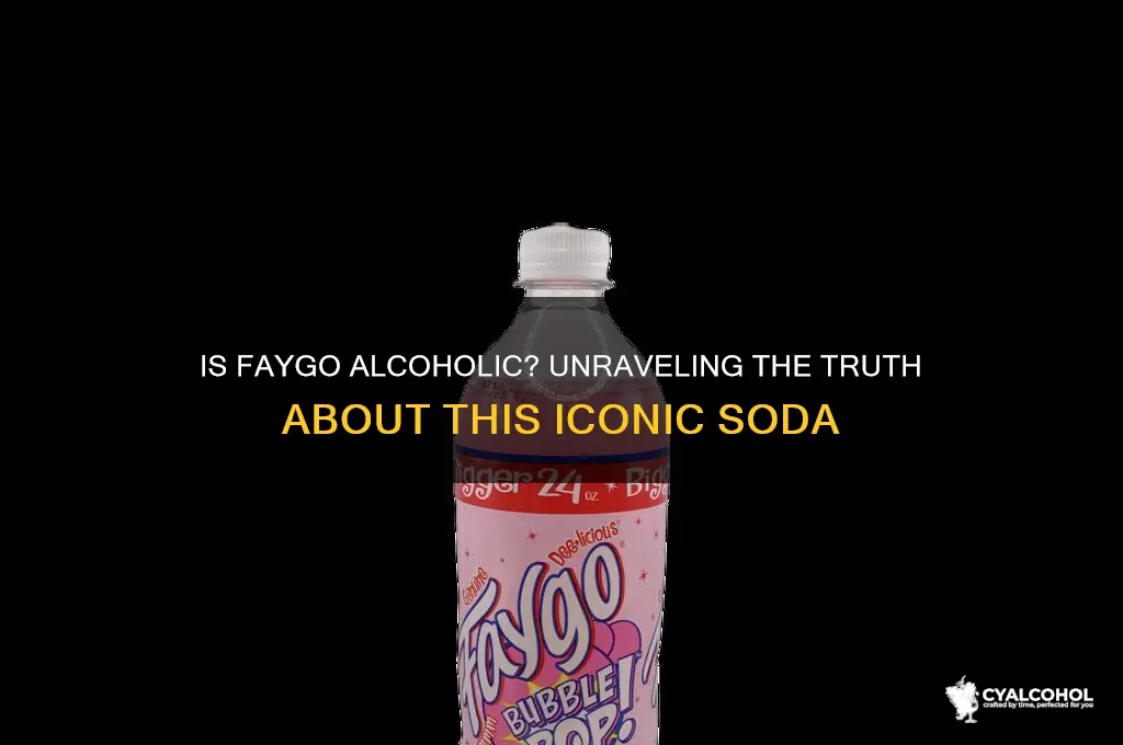 is faygo alcoholic