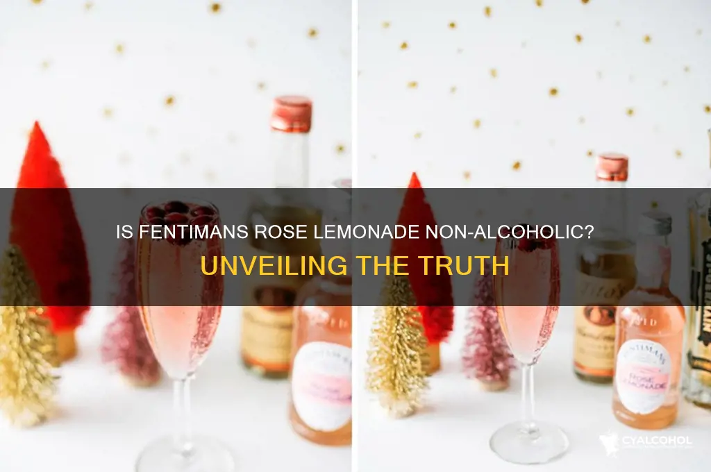 is fentimans rose lemonade non alcoholic