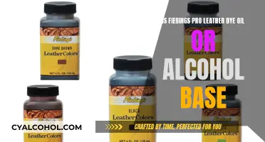 Leather Dye Base: Alcohol or Oil?
