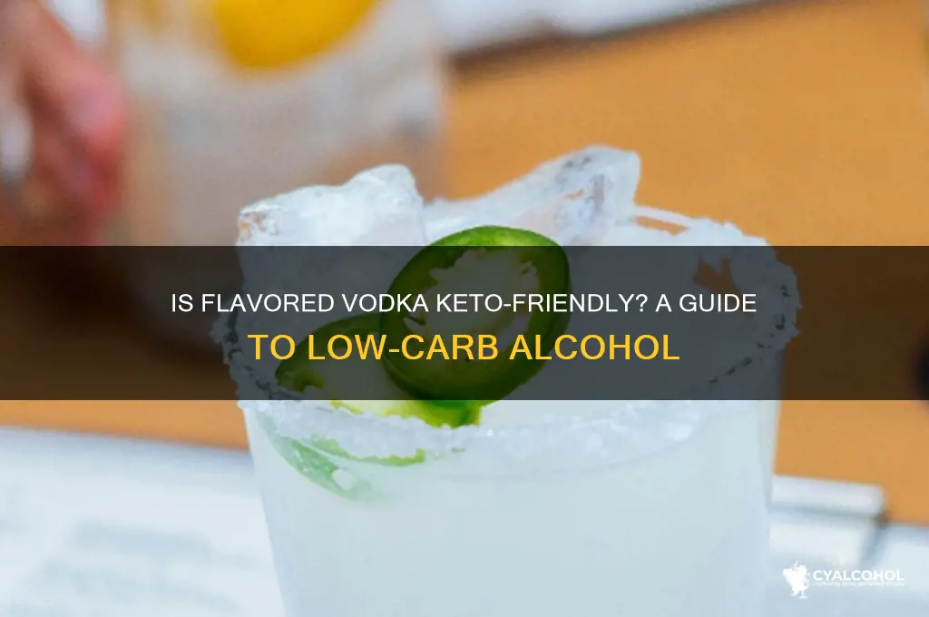 is flavored vodka keto acceptable alcohol
