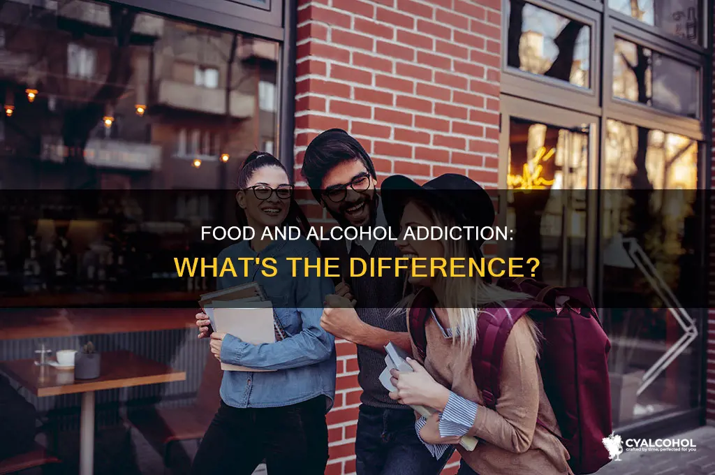 is food addiction the same as alcohol addiction