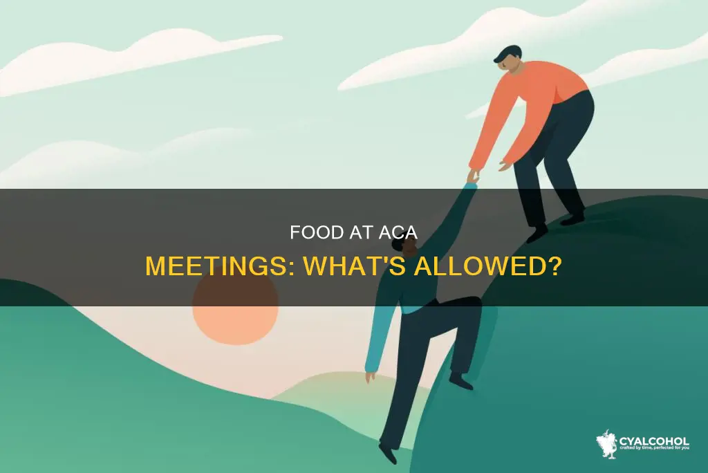 is food forbidden in an adult children of alcoholics meeting