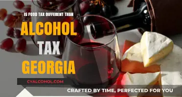 Georgia's Food and Alcohol Taxes: What's the Difference?