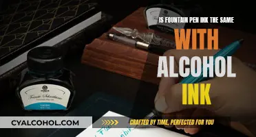 Fountain Pen Ink vs Alcohol Ink: What's the Difference?
