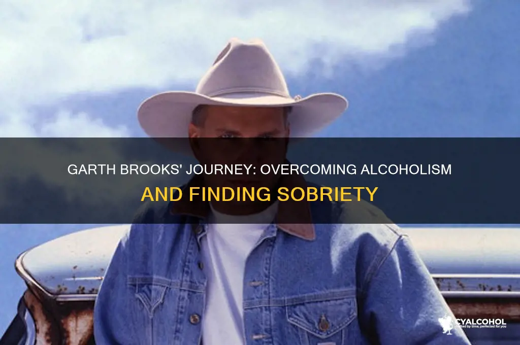 is garth brooks a recovering alcoholic