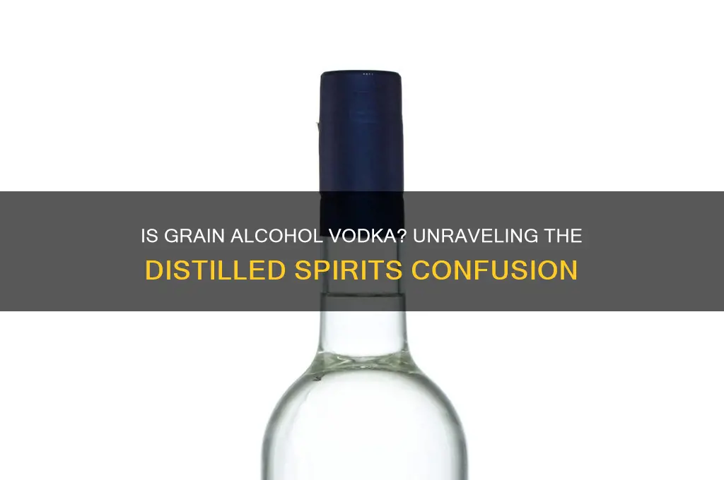 is grain alcohol vodka