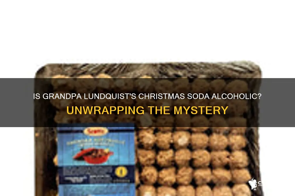 is grandpa lundquist christmas soda alcoholic