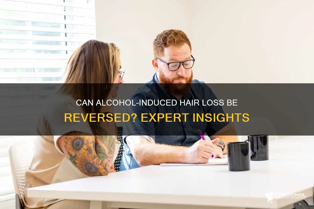 is hair loss from alcohol reversible