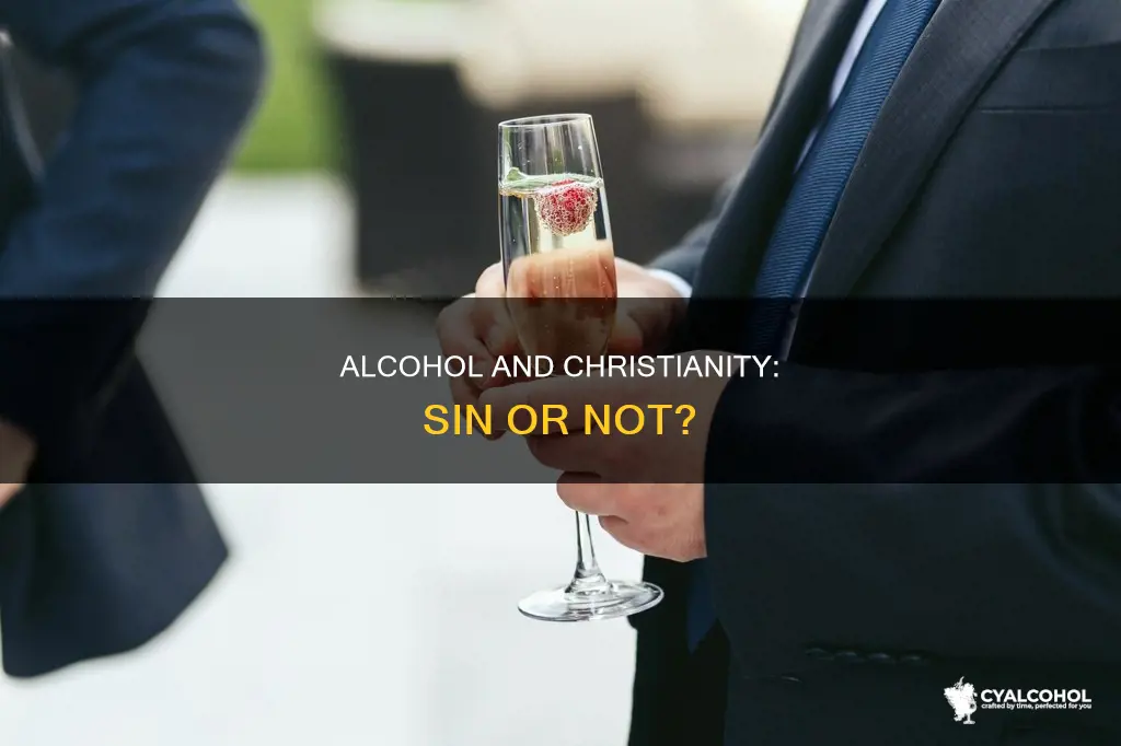 is having a glass of alcohol a sin in christianity