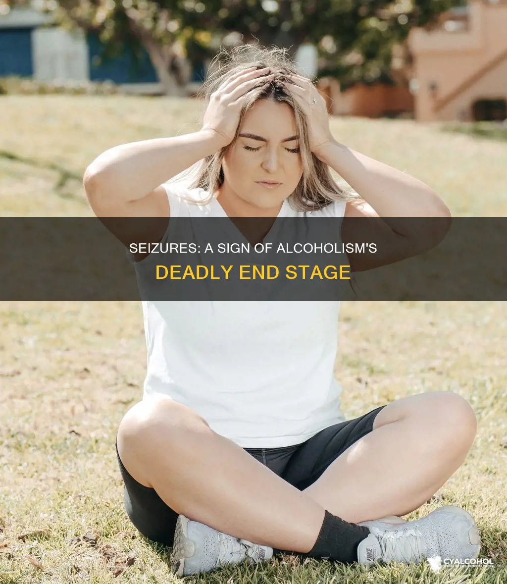 is having a seizure a symptom of end stage alcoholism