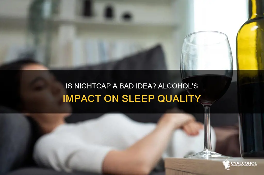 is having alcohol before bed bas