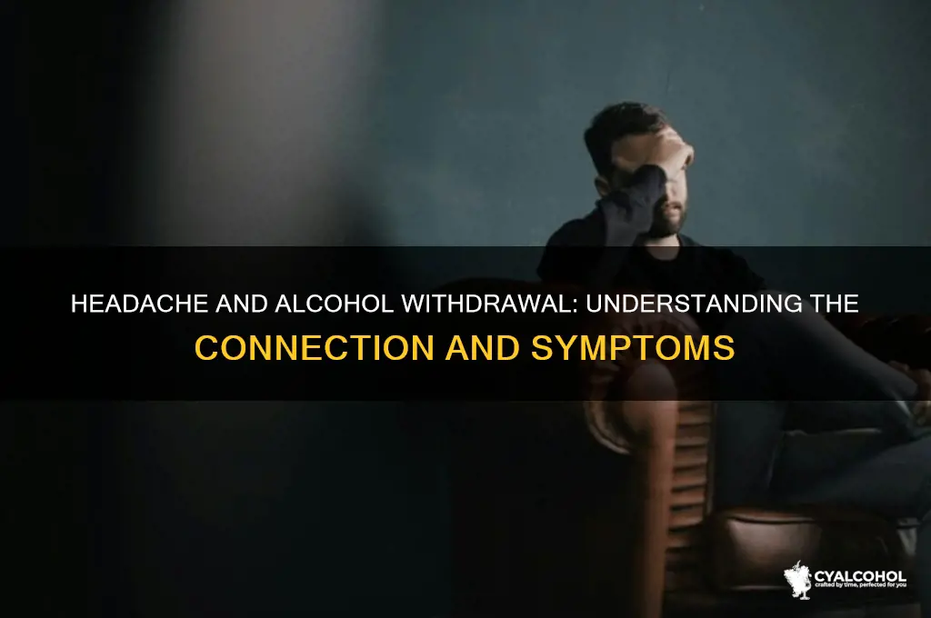 is headache an alcohol withdrawal symptom