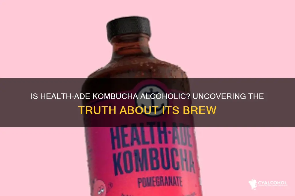 is health ade kombucha alcoholic