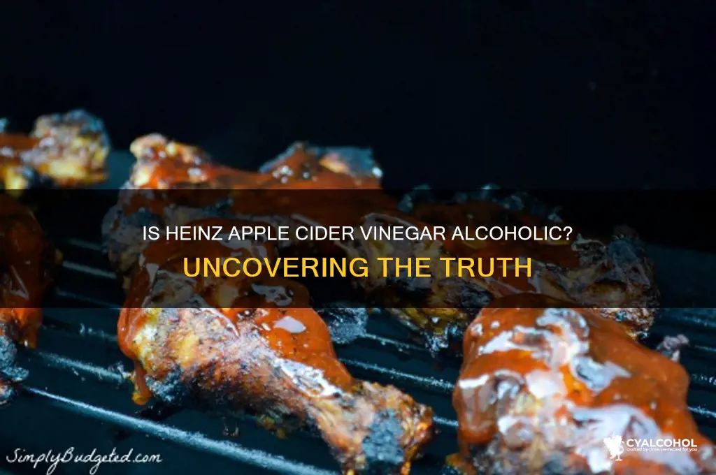 is heinz apple cider vinegar alcoholic