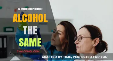 Hydrogen Peroxide vs. Alcohol: Are They the Same Substance?