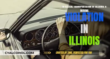 Transporting Alcohol Illegally: Is It a Moving Violation in Illinois?