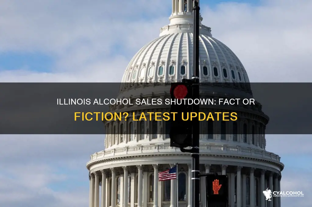 is illinois shutting down alcohol sales