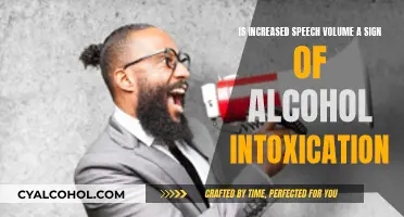 Speech Volume and Alcohol: A Sign of Intoxication?