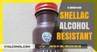 Is Indian Head Shellac Alcohol Resistant? A Comprehensive Guide