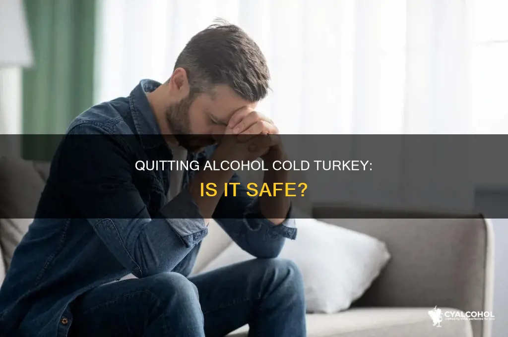 is it best to quit alcohol cold turkey