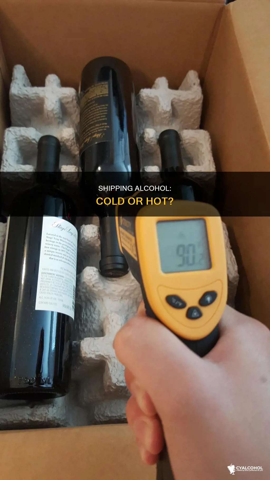 is it best to ship alcohol cold or hot