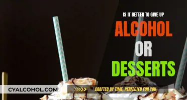 Sweet Surrender: Alcohol vs Desserts