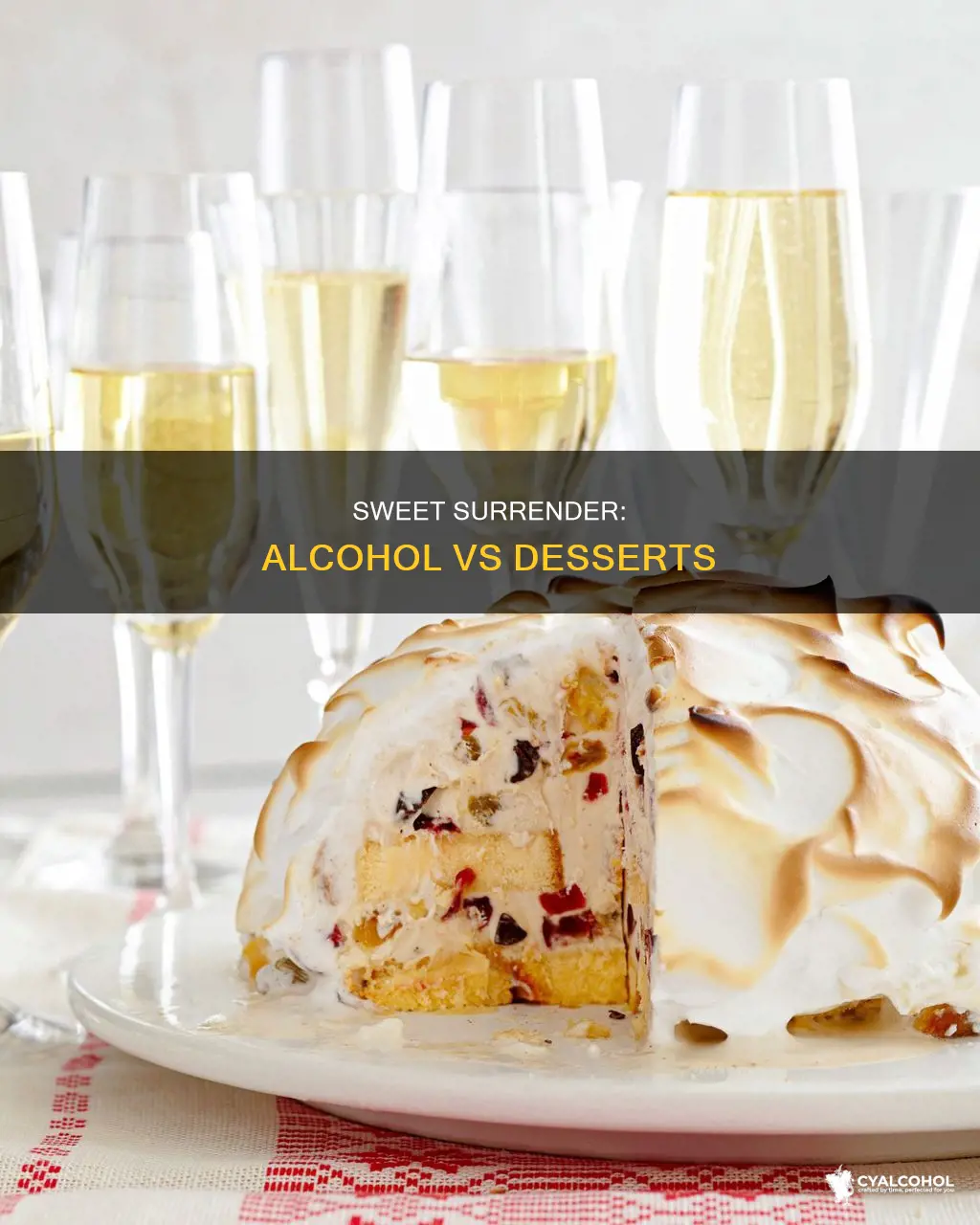 is it better to give up alcohol or desserts